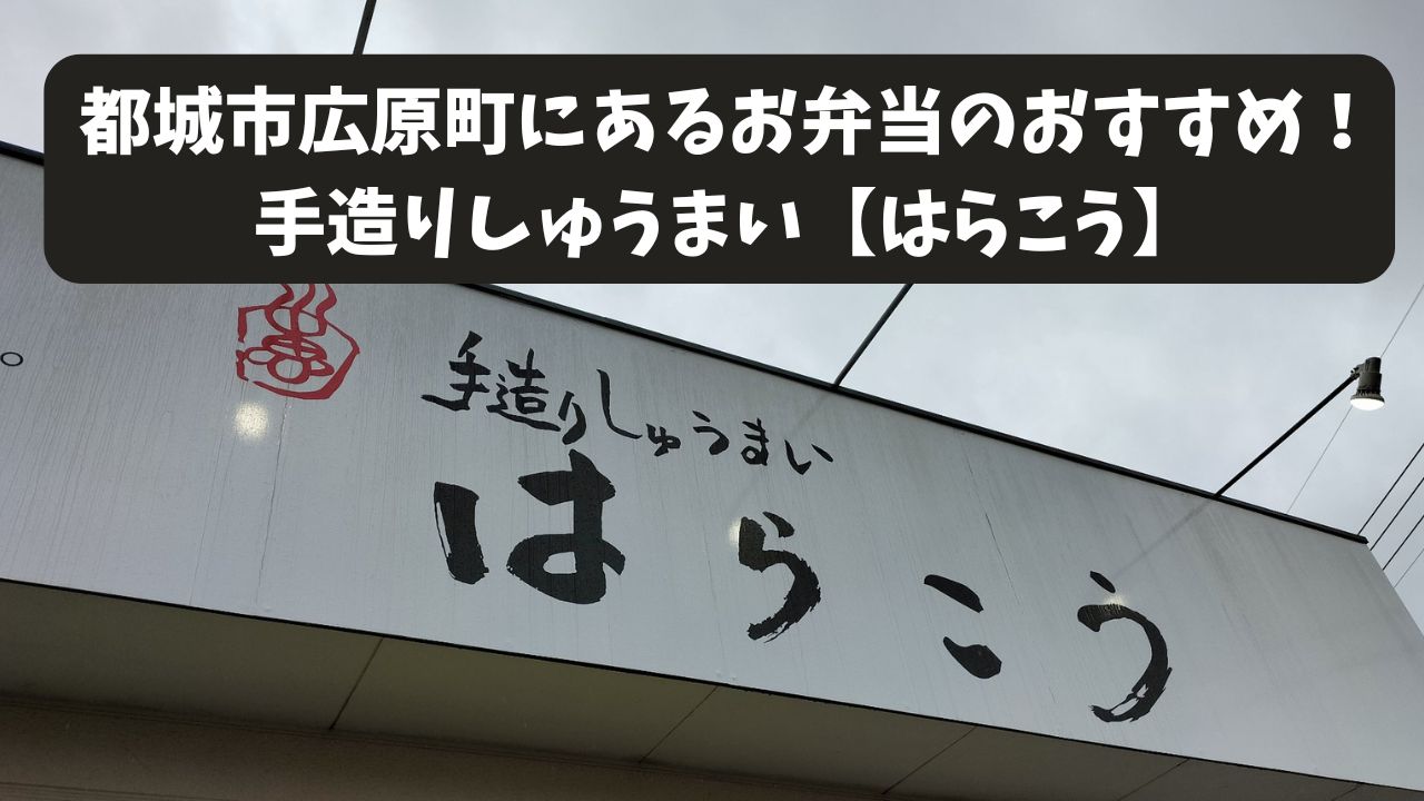 都城市広原町にあるお弁当のおすすめ！手造りしゅうまい【はらこう】